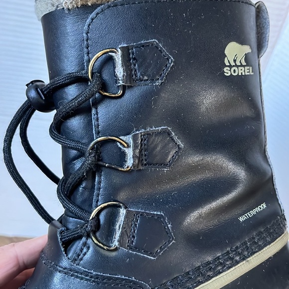Sorel Kids Waterproof Boots Winter Snow boots Black Size 3 - Picture 9 of 10